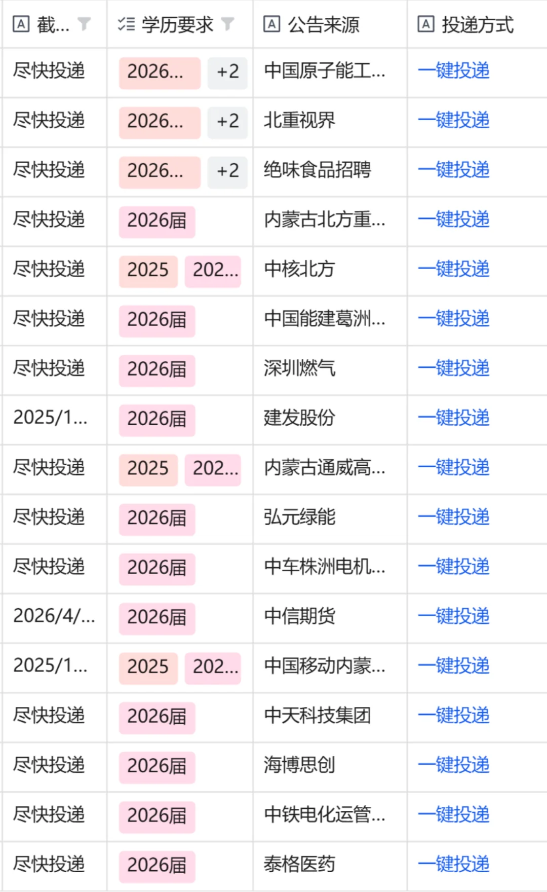 包头26届秋招速冲！