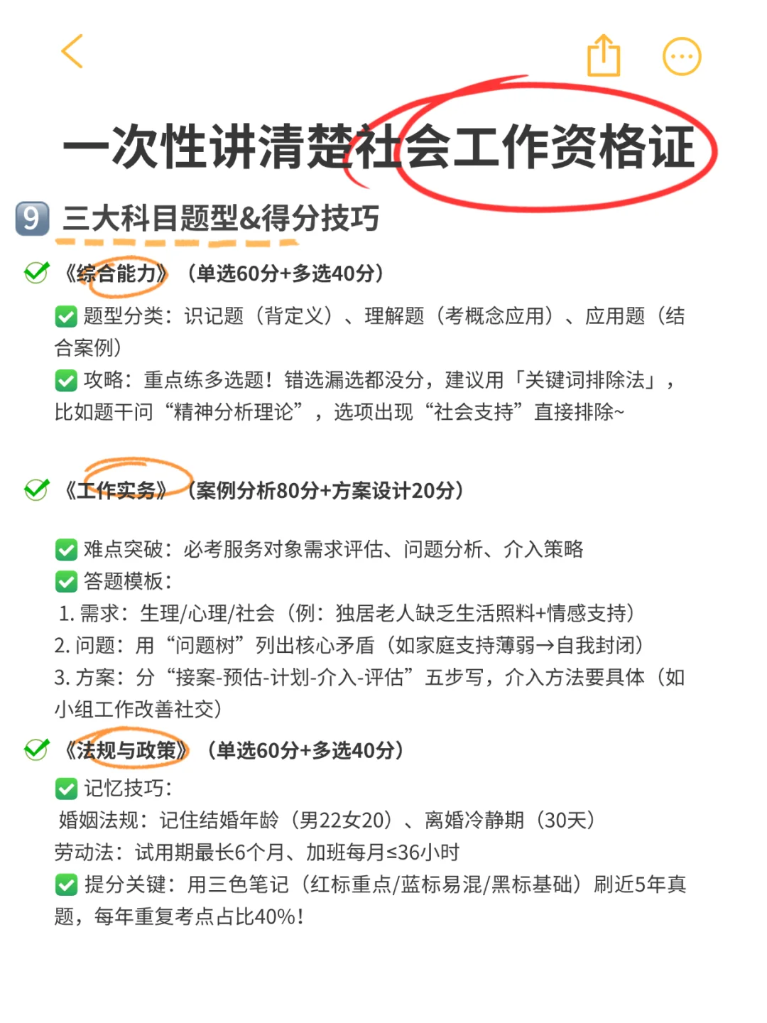 天！终于有人把26社工考试说清楚啦！