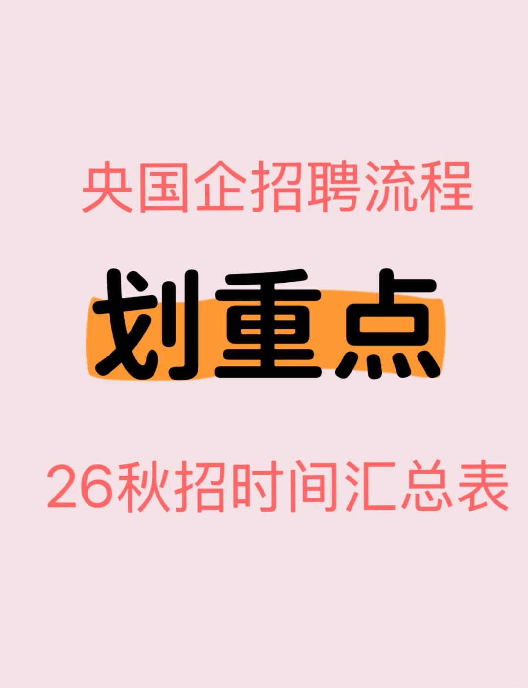 央国企求职！看这✅