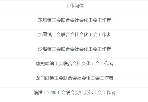 钦州市钦南区总工会招聘社会化工会工作者