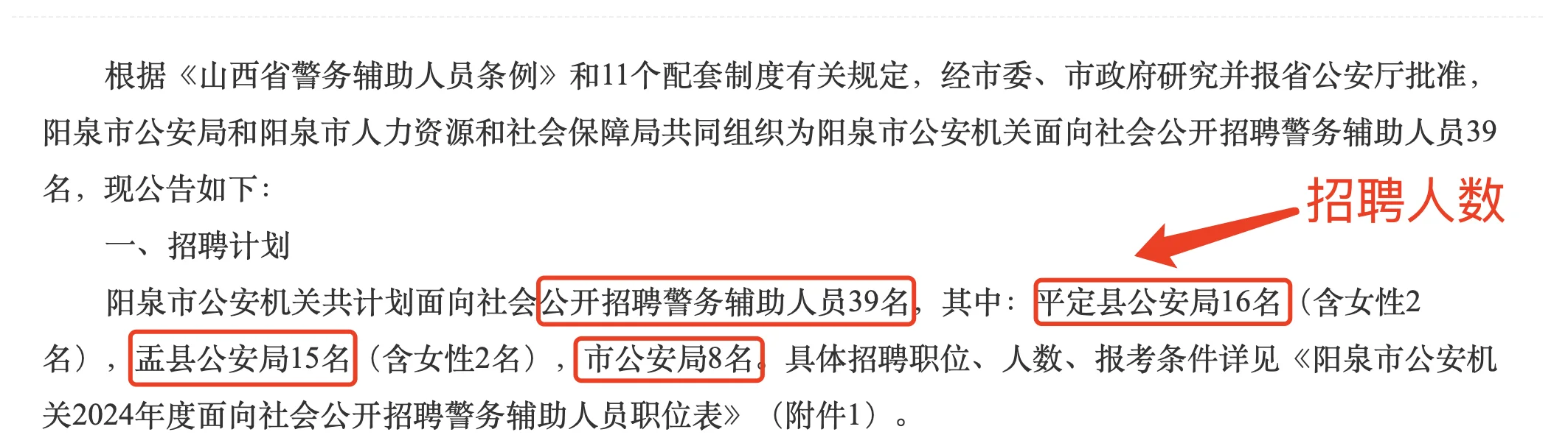 山西辅警:阳泉考试报名公告！