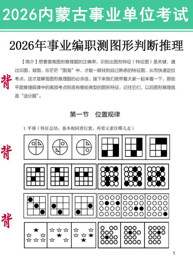 10.25内蒙古事业编，反正就这7页纸，背完稳了