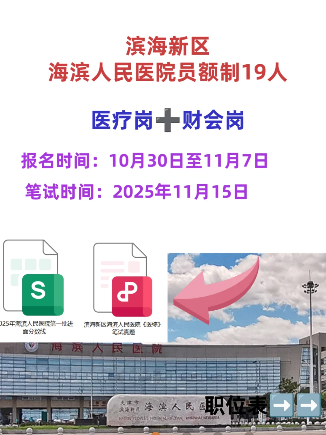 海滨人民医院员额制19人