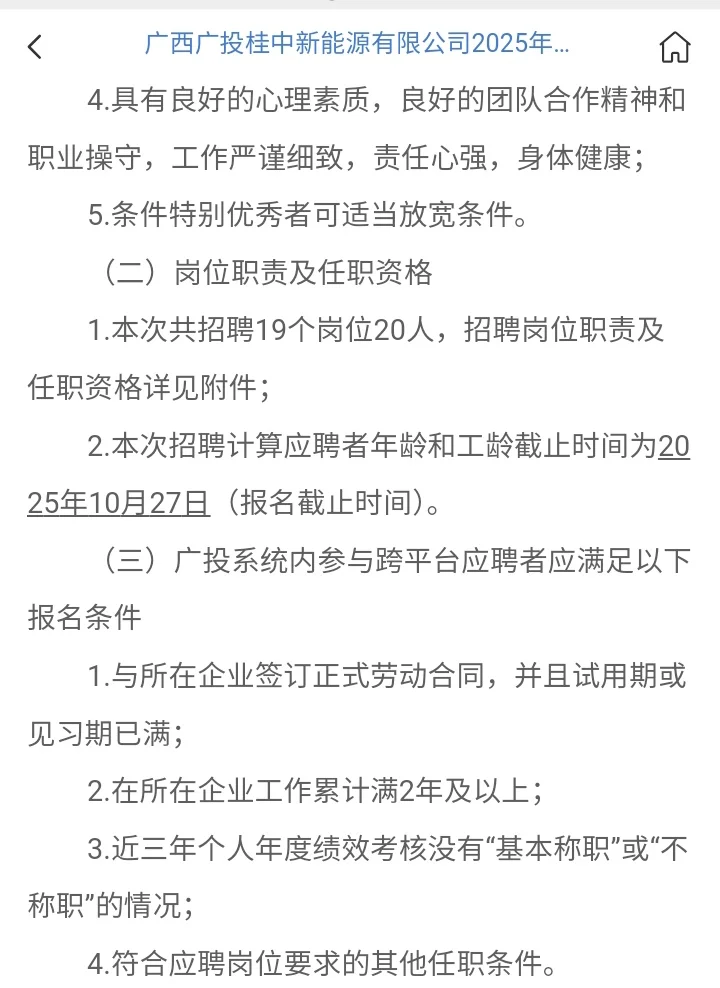 广西广投桂中新能源社招