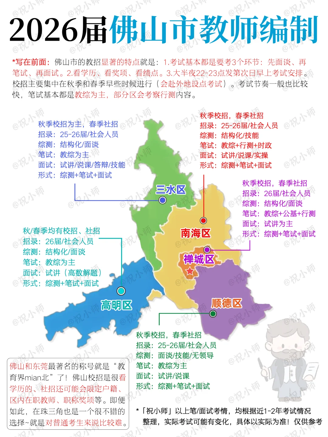 26届佛山顺德10月下旬赴'武汉'招编制教师！
