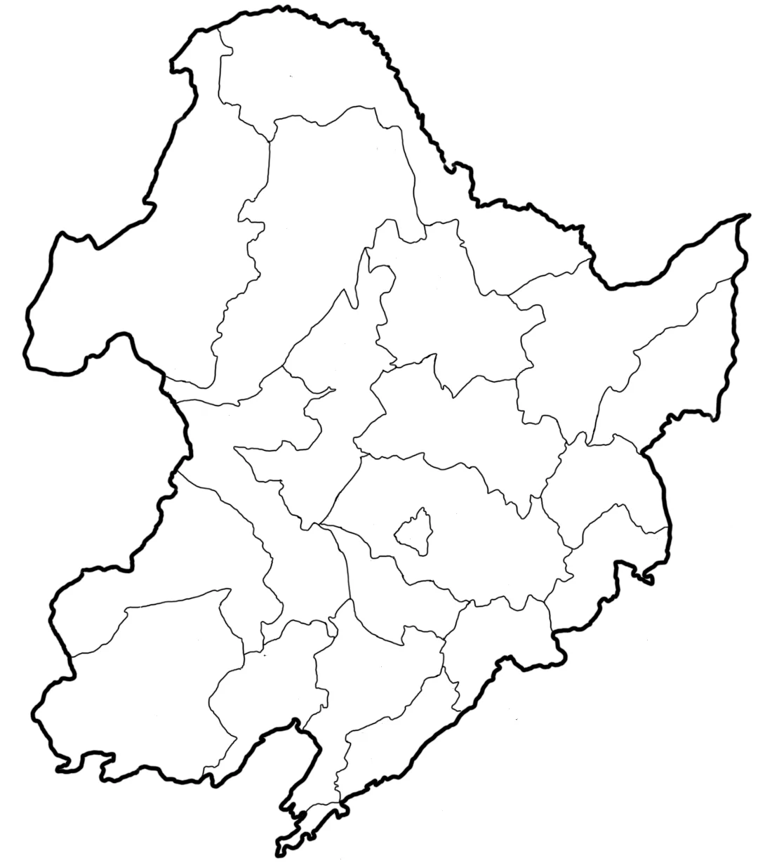 【手绘】1942 年伪满洲国地图