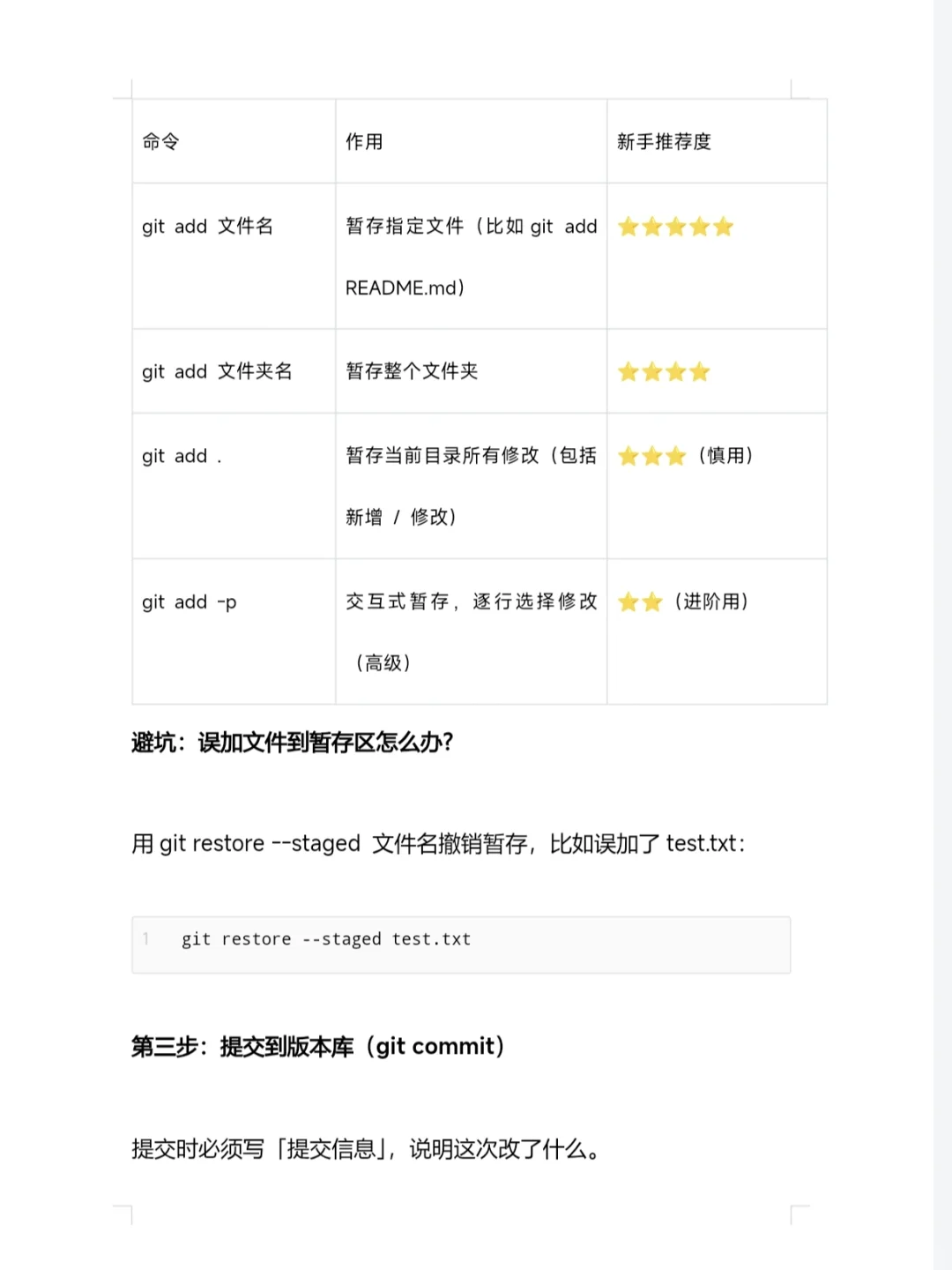 当从来没用过git的你开始了第一段实习