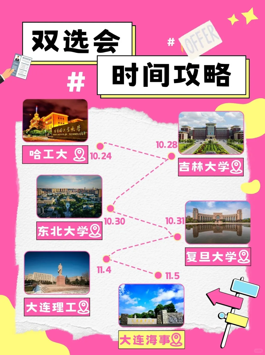 双选会时间表来啦!