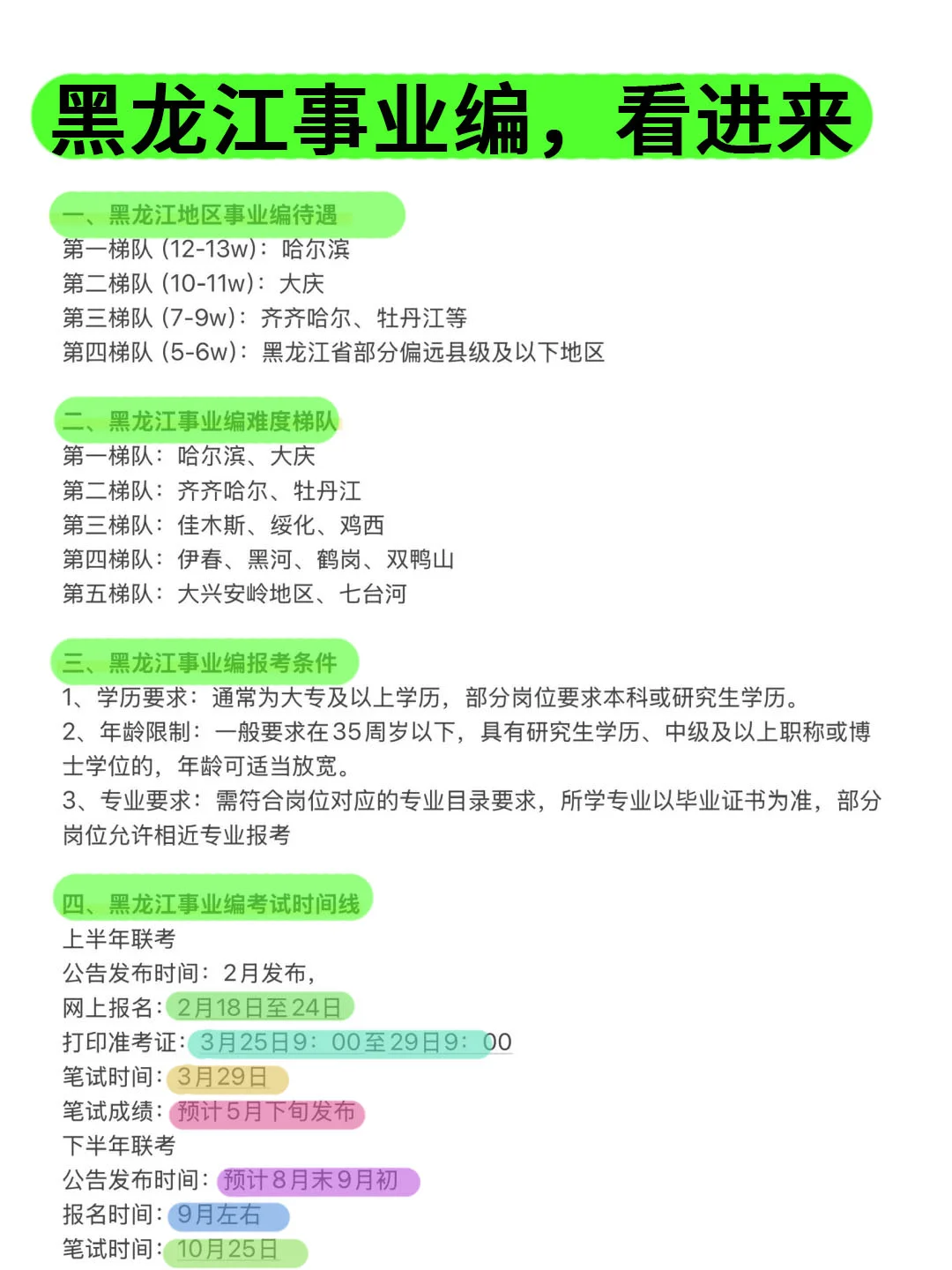 今年，黑龙江事业编真的在放洪水啊！