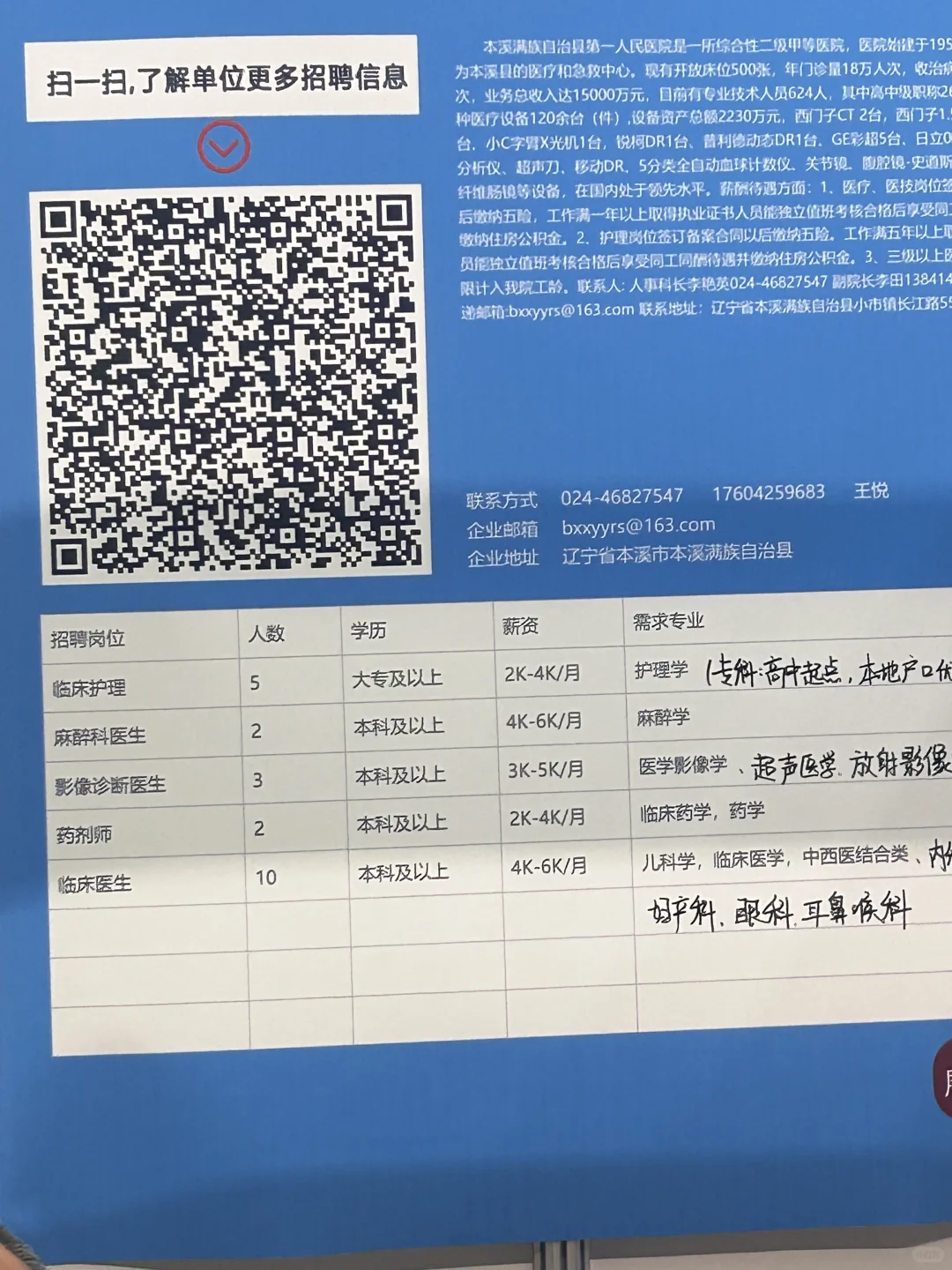 沈阳医学院招聘会