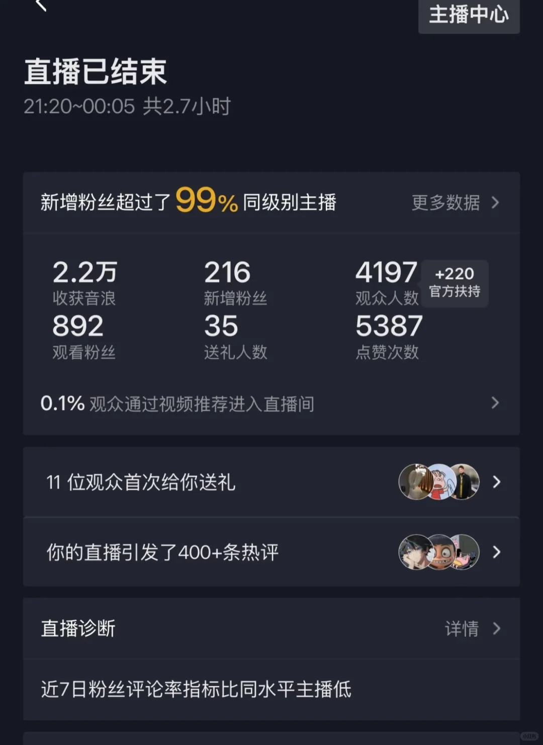 新人直播第八天！！