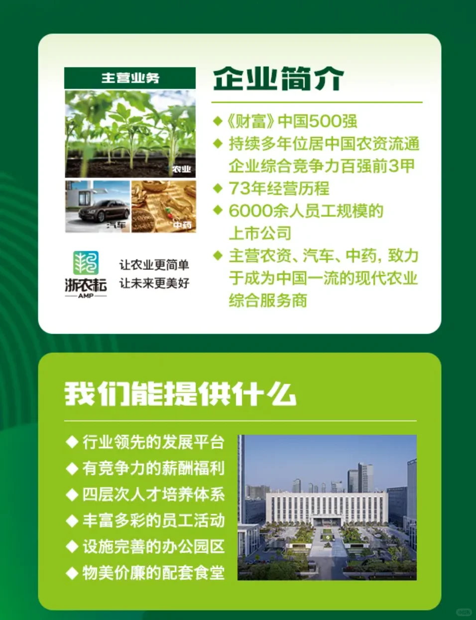 年薪14w｜国企｜浙农股份2026年校园招聘