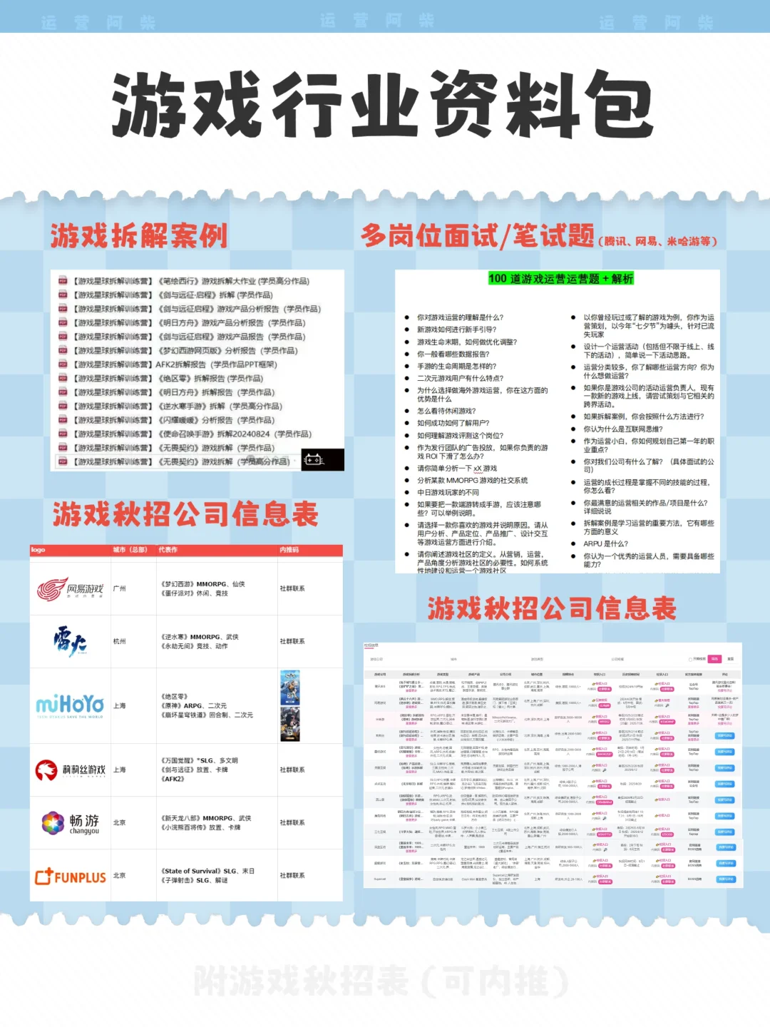 10月20日更新！建议把这些游戏公司都投一遍
