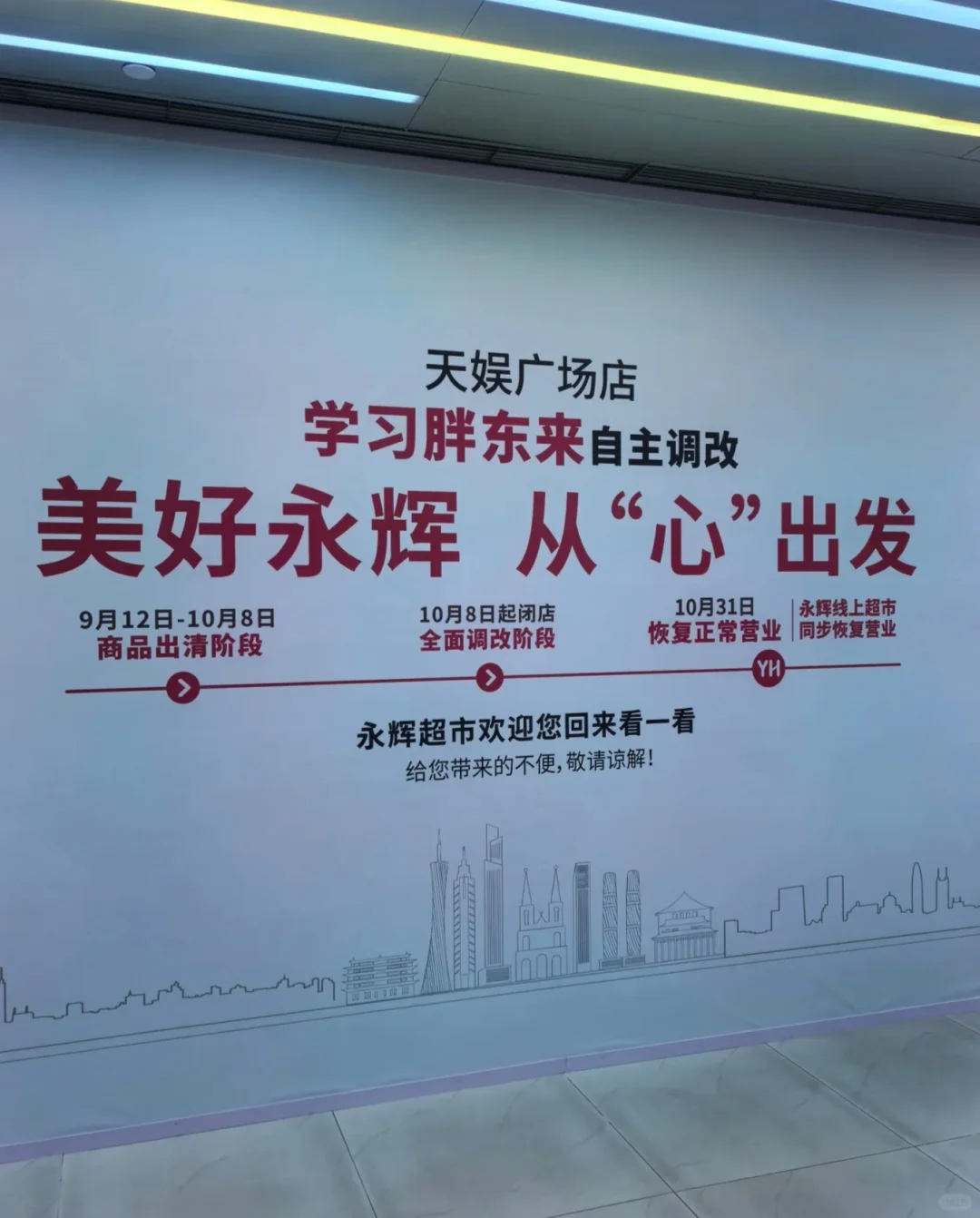 天河天娱广场永辉超市招聘啦