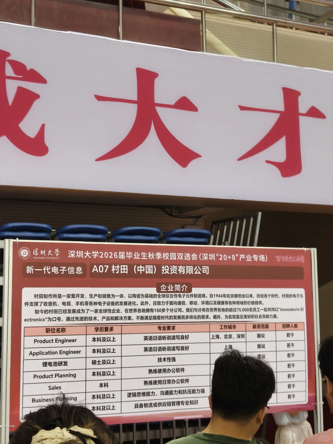 26届文科生深圳大学校招双选会有感（非本校