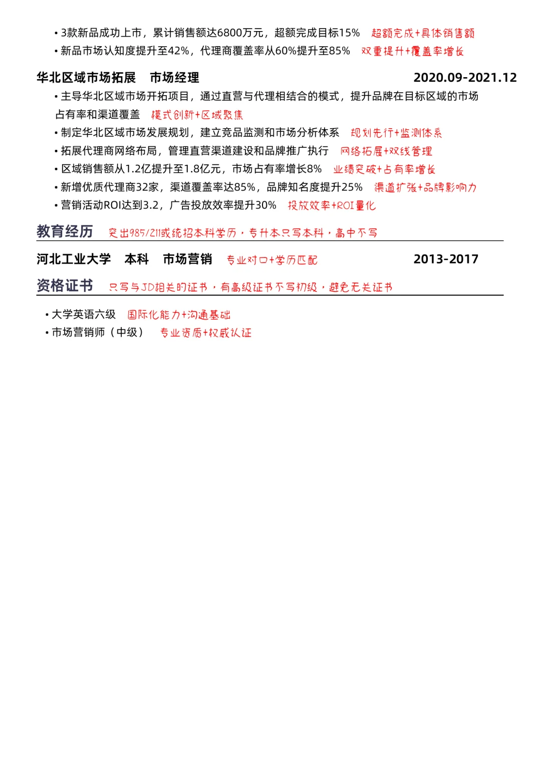 90w市场总监，HR无法拒绝的简历优化❗
