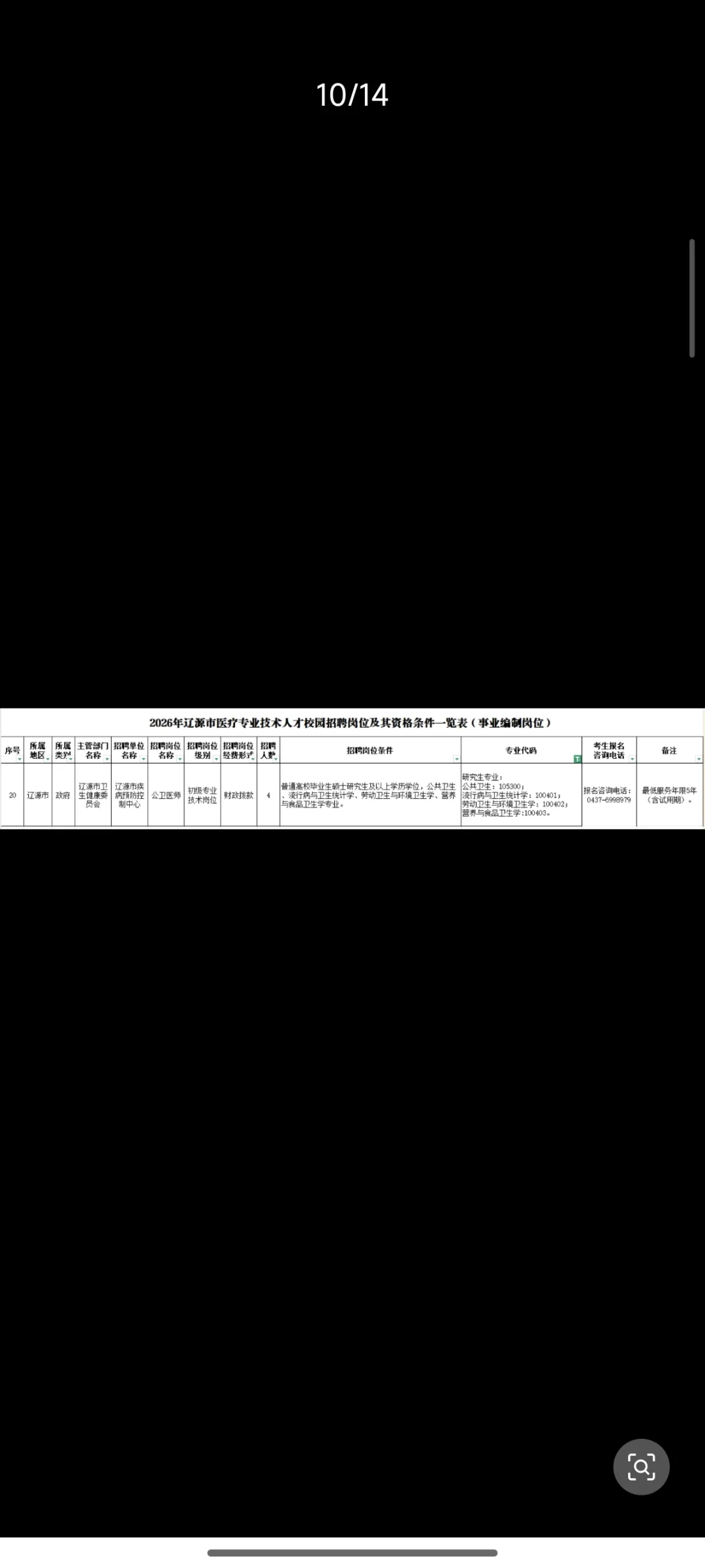 公卫招聘分享——2025.10.24