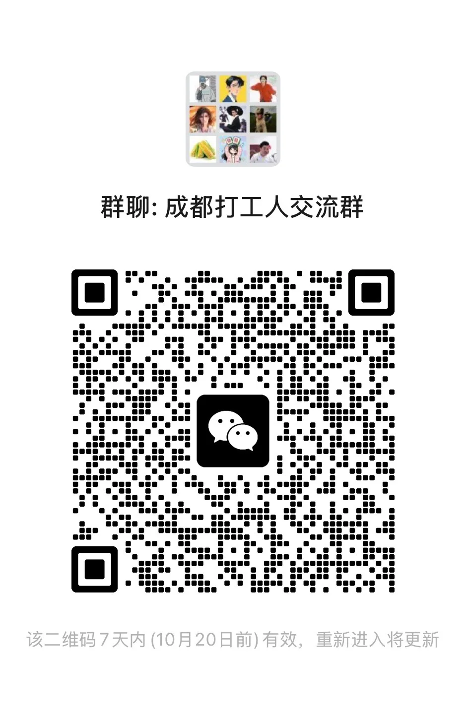 在成都找工作、搬砖的姐妹兄弟看过来🙋‍♀️