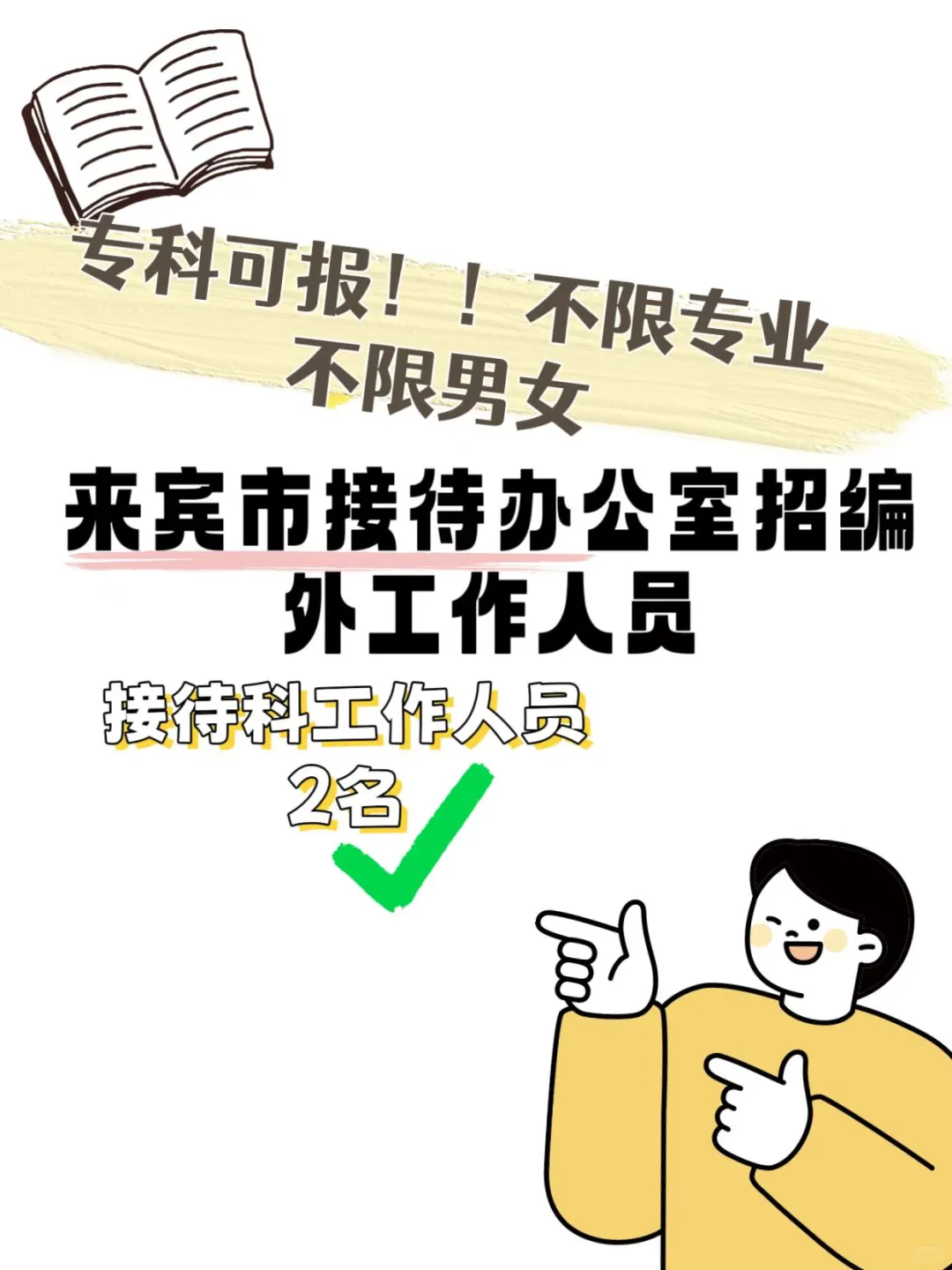 来宾工作又来啦~新鲜出炉~