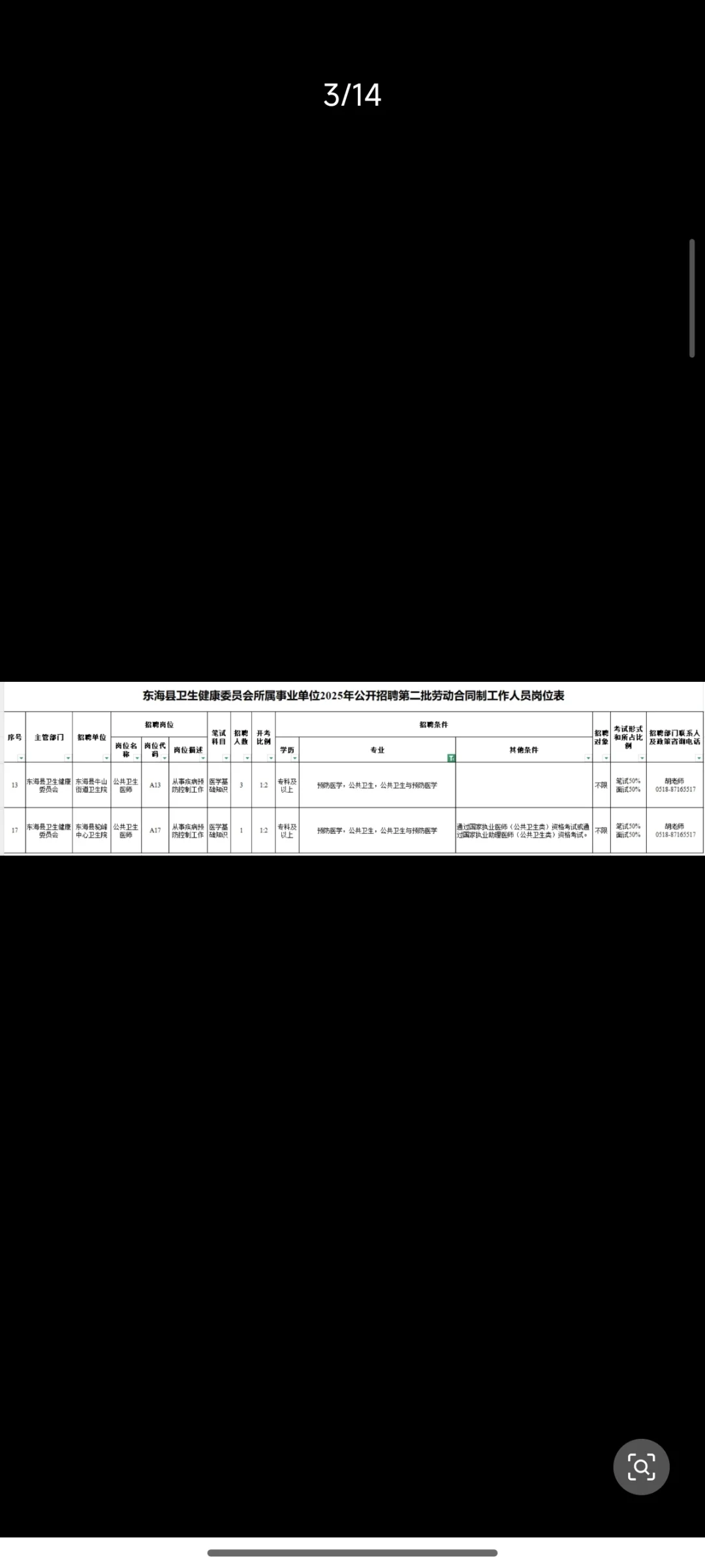 公卫招聘分享——2025.10.24