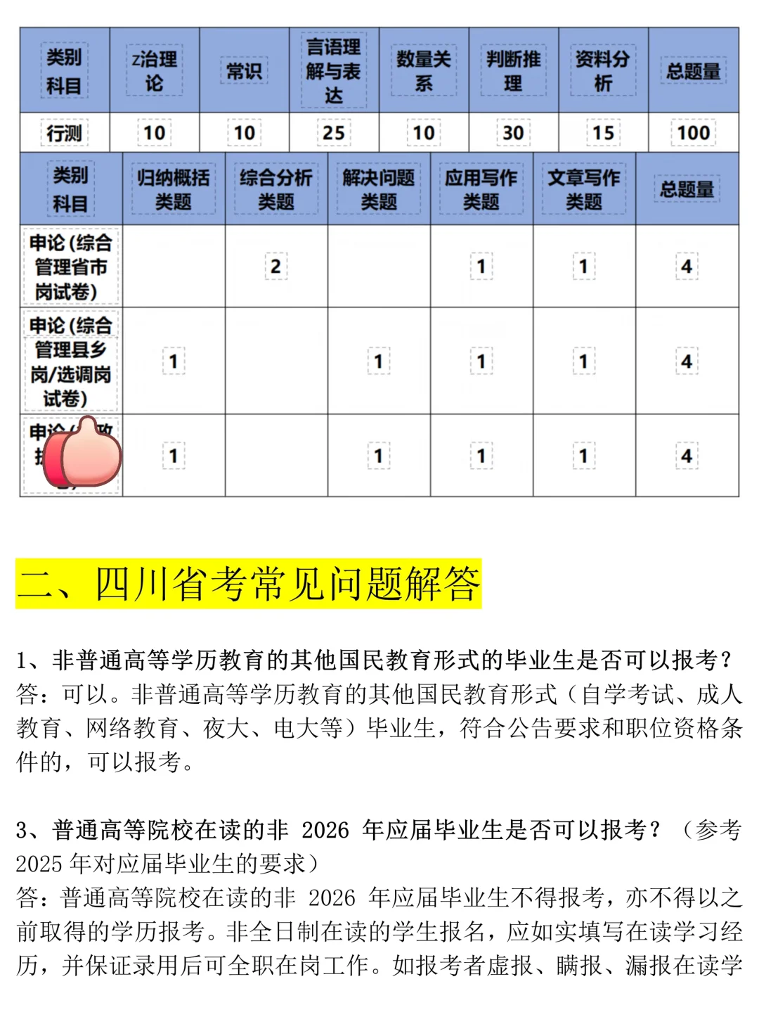 2026年四川省考时间已定！