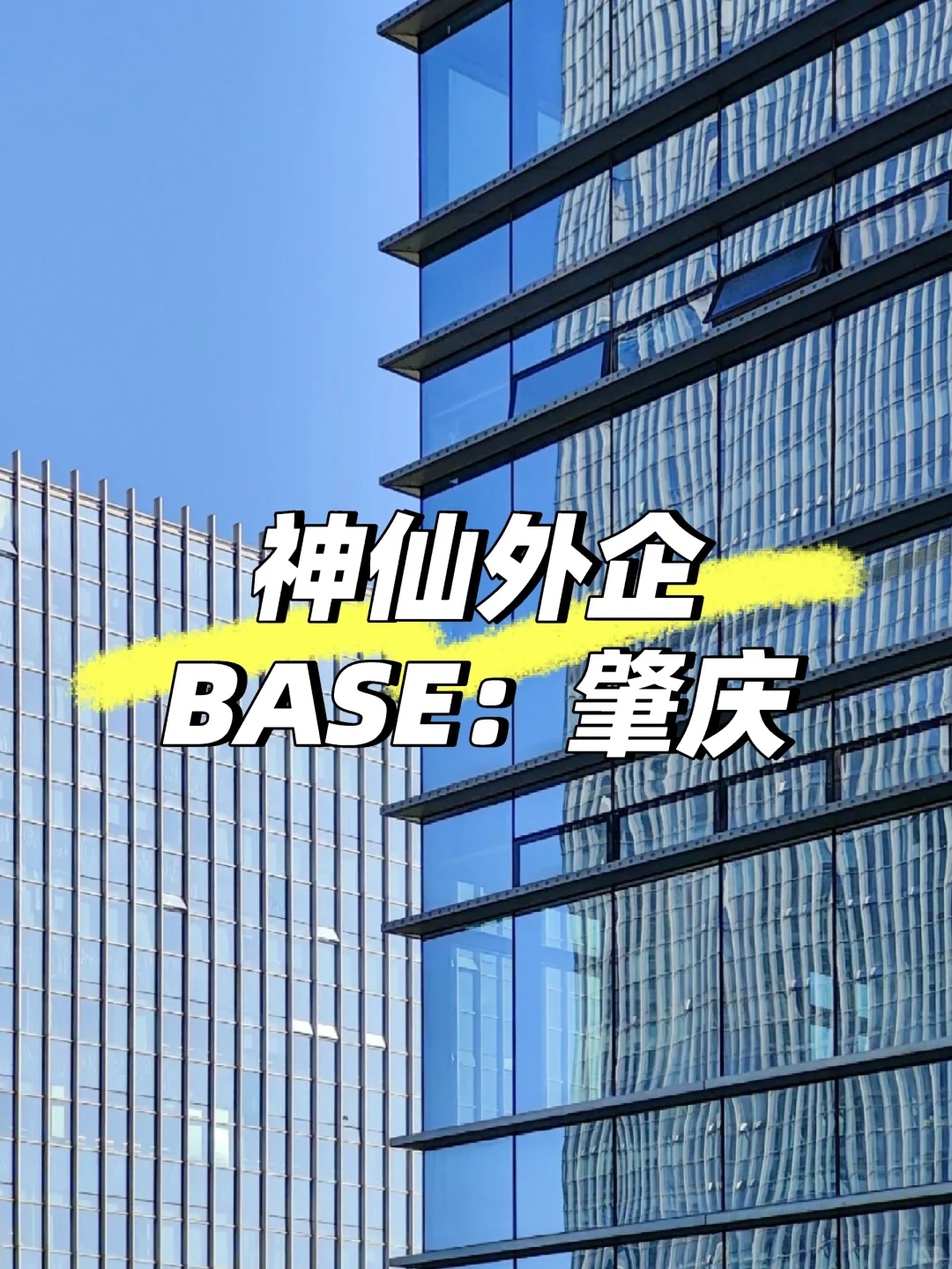 神仙外企 BASE：肇庆