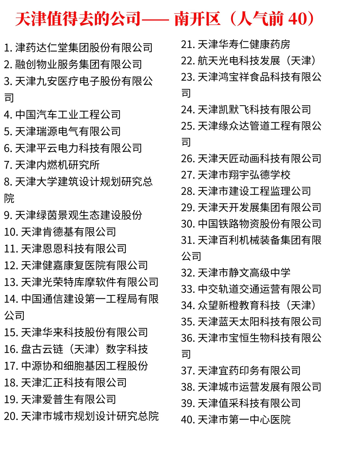 应届生可以投的双休且不卷公司（天津版）