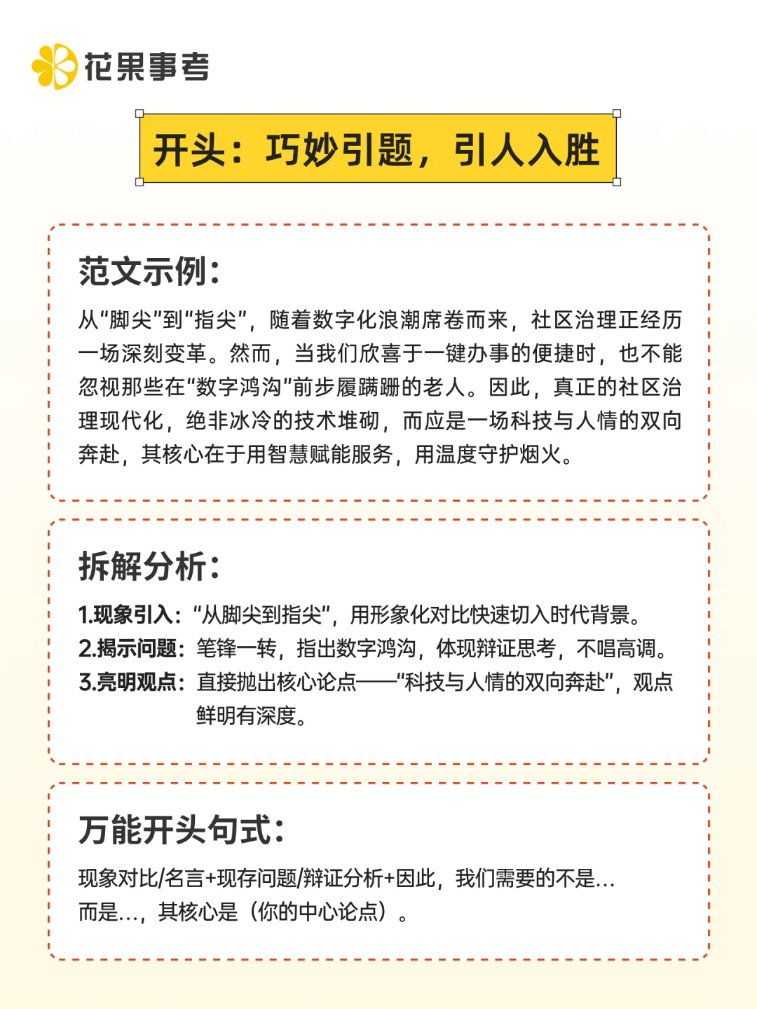 事业编综应范文拆解|社区治理篇