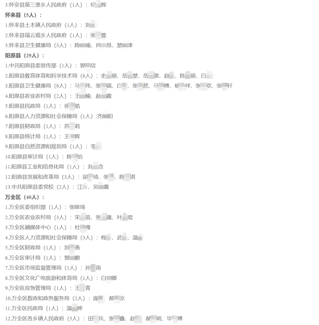 张家口事业单位拟聘公示676人 恭喜上岸！