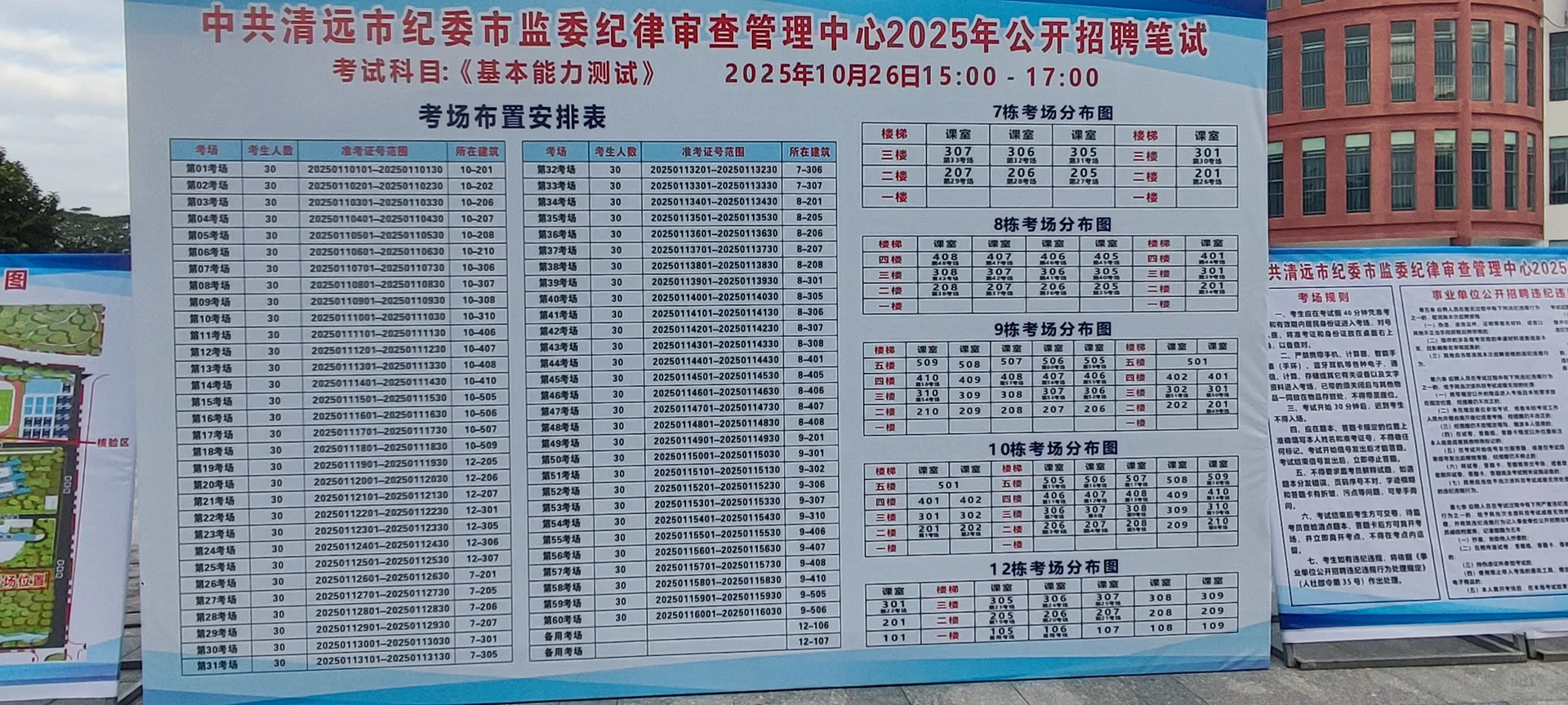 清远纪委招17人预计超3000人笔试