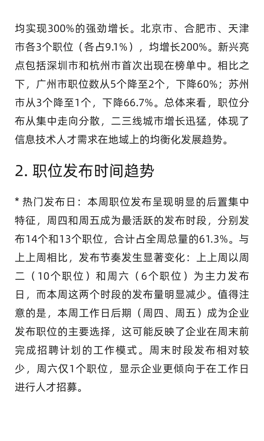 信息技术与基础设施领域求职市场周分析报告