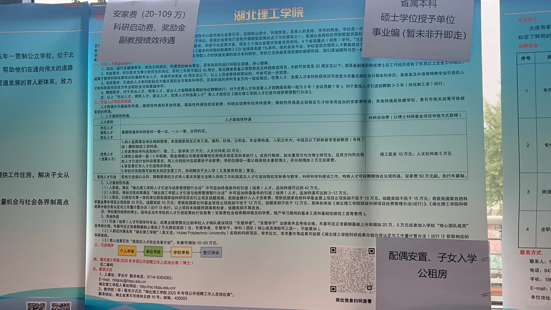 提前逛了逛学校的博士招聘会