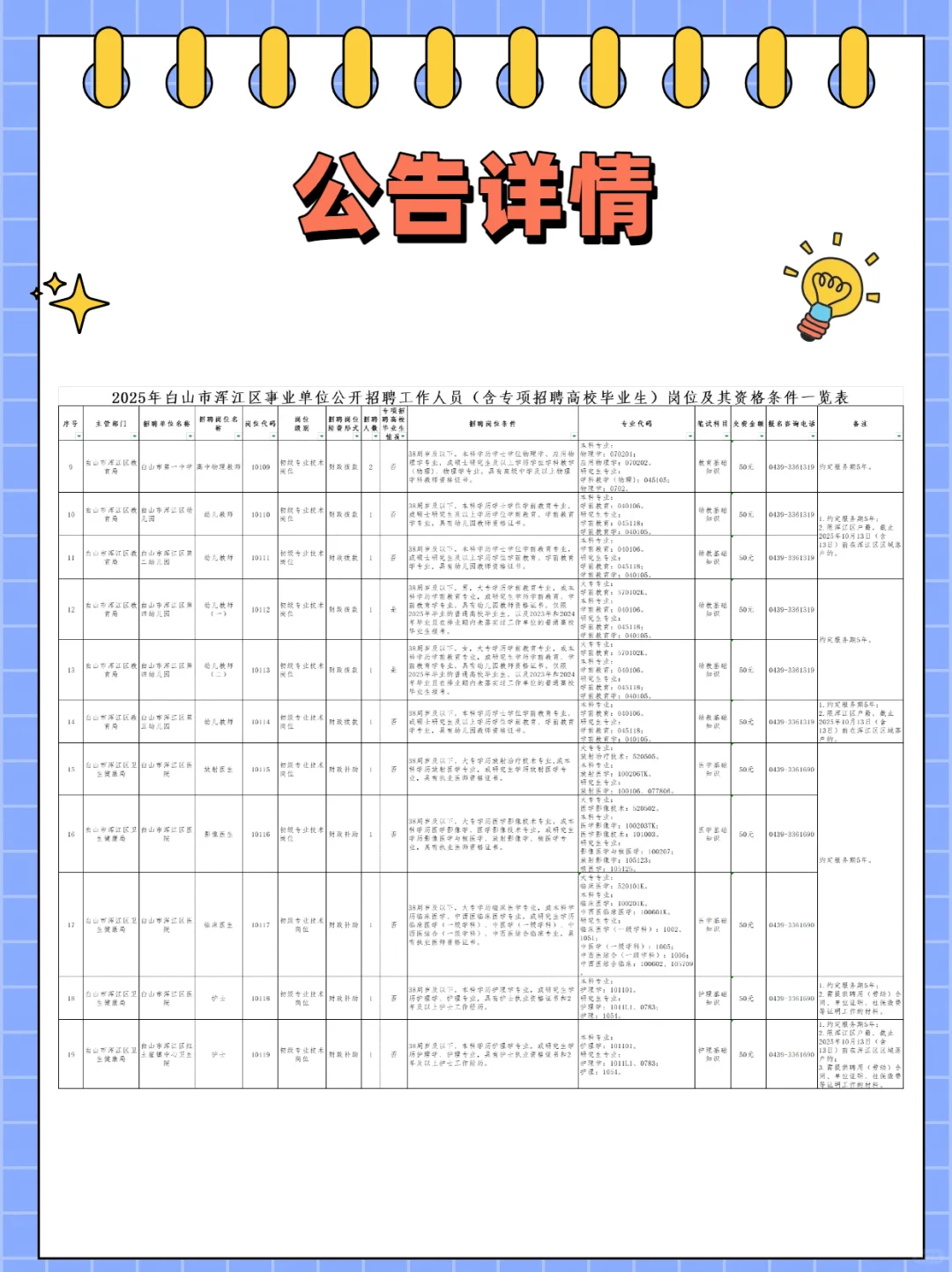 25年白山事浑江区事业单位公开招聘20人