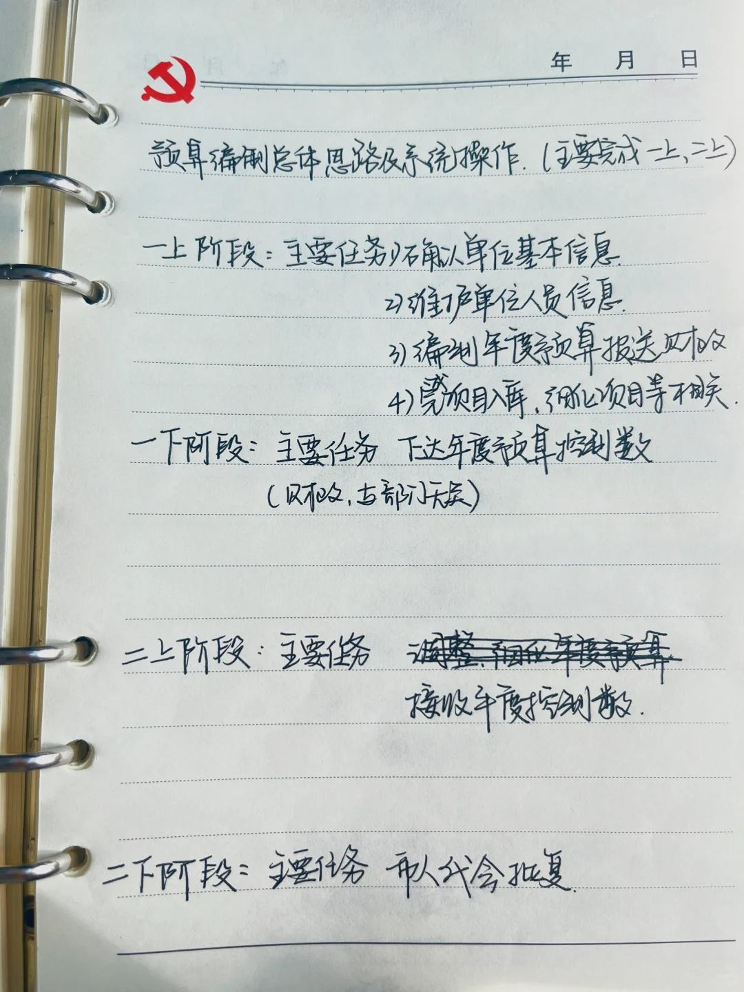 一体化预算：编制明年预算一上、二上工作内容