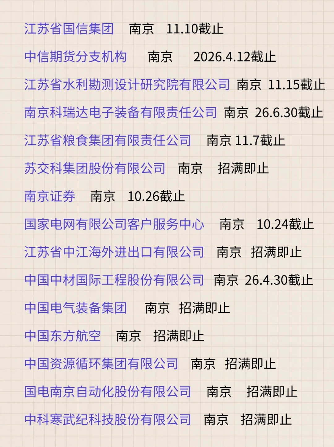 不知道怎么投南京秋招，看着里就够了！