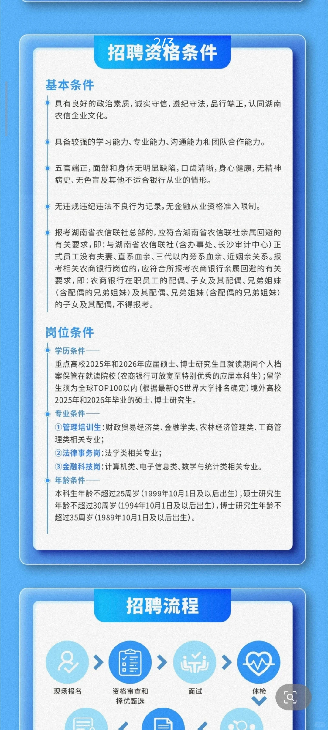 湖南农信2026校园招聘