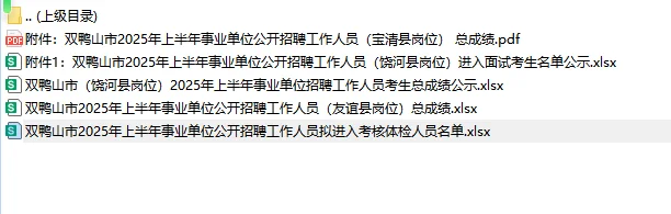 2025双鸭山事业编联考笔试总成绩公示