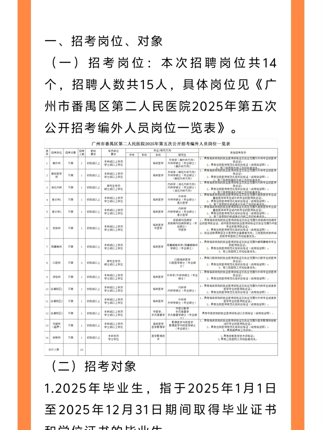 【口腔招聘】广州市番禺区第二人民医院招聘