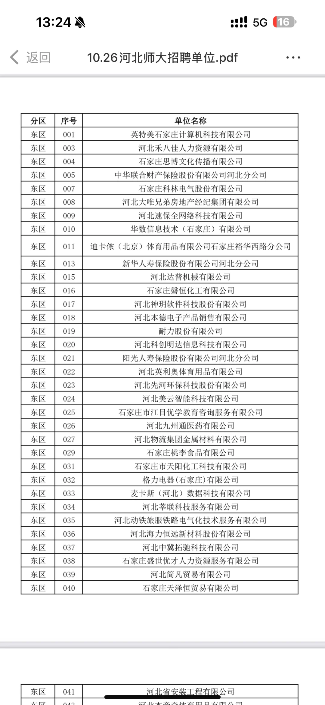 公司篇—河北师范大学10.26招聘会单位