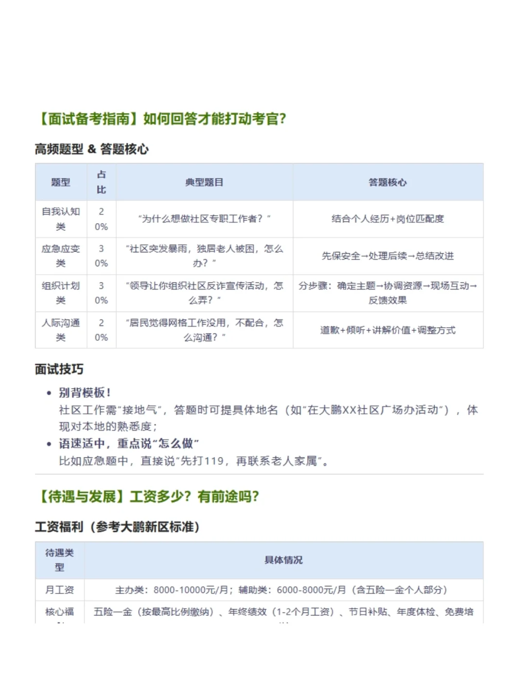 25深圳大鹏新区社区工作者，稳稳拿下