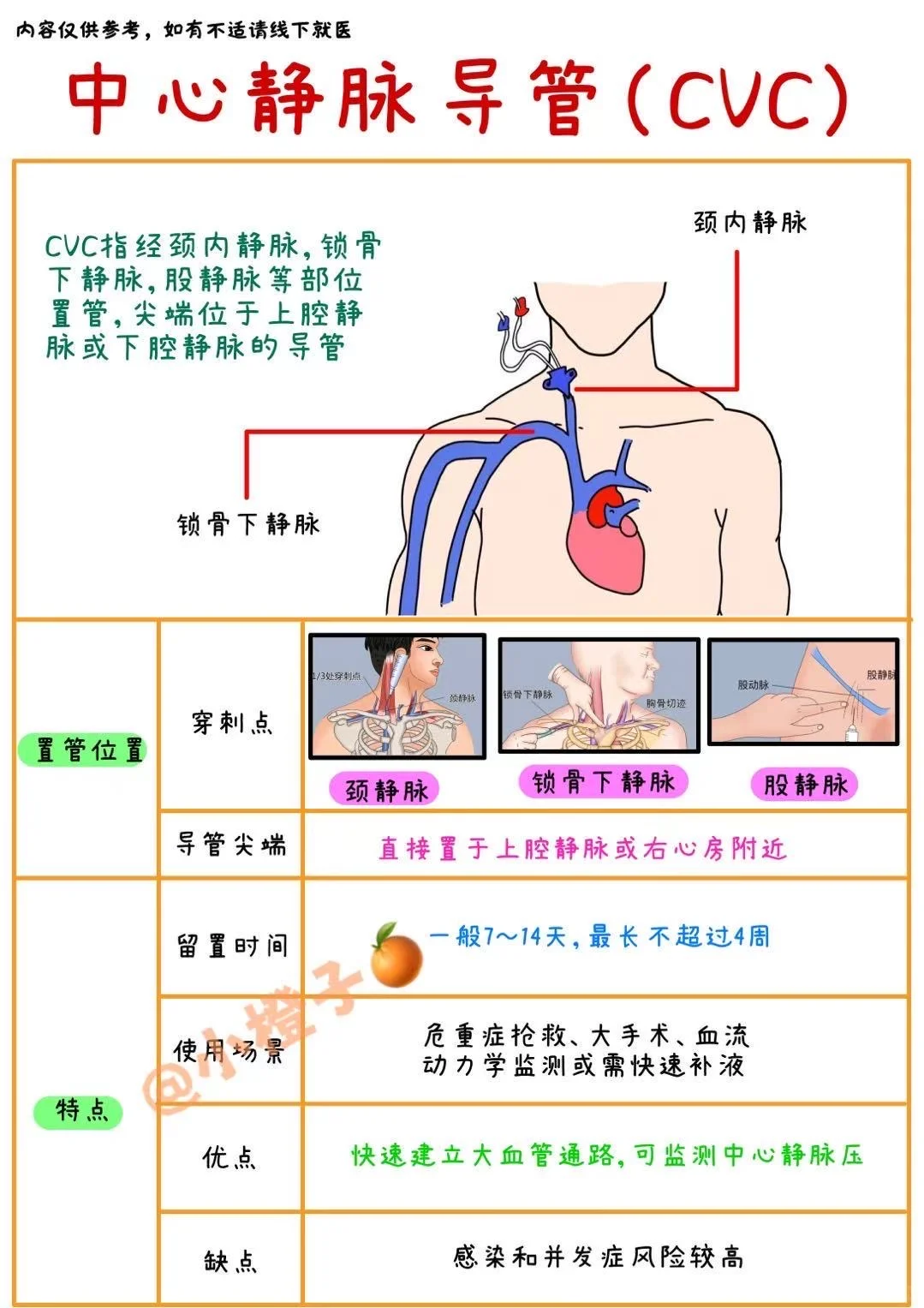 📖护士笔记｜PVC、CVC、PICC、PORT有什么区别❓