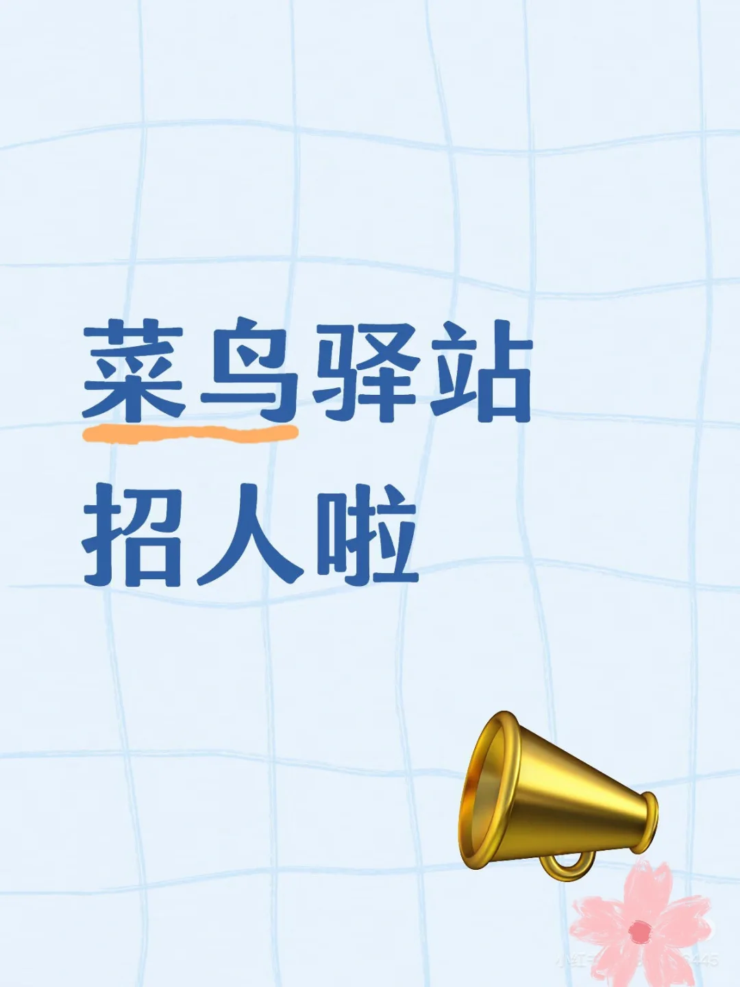 菜鸟驿站招人啦！