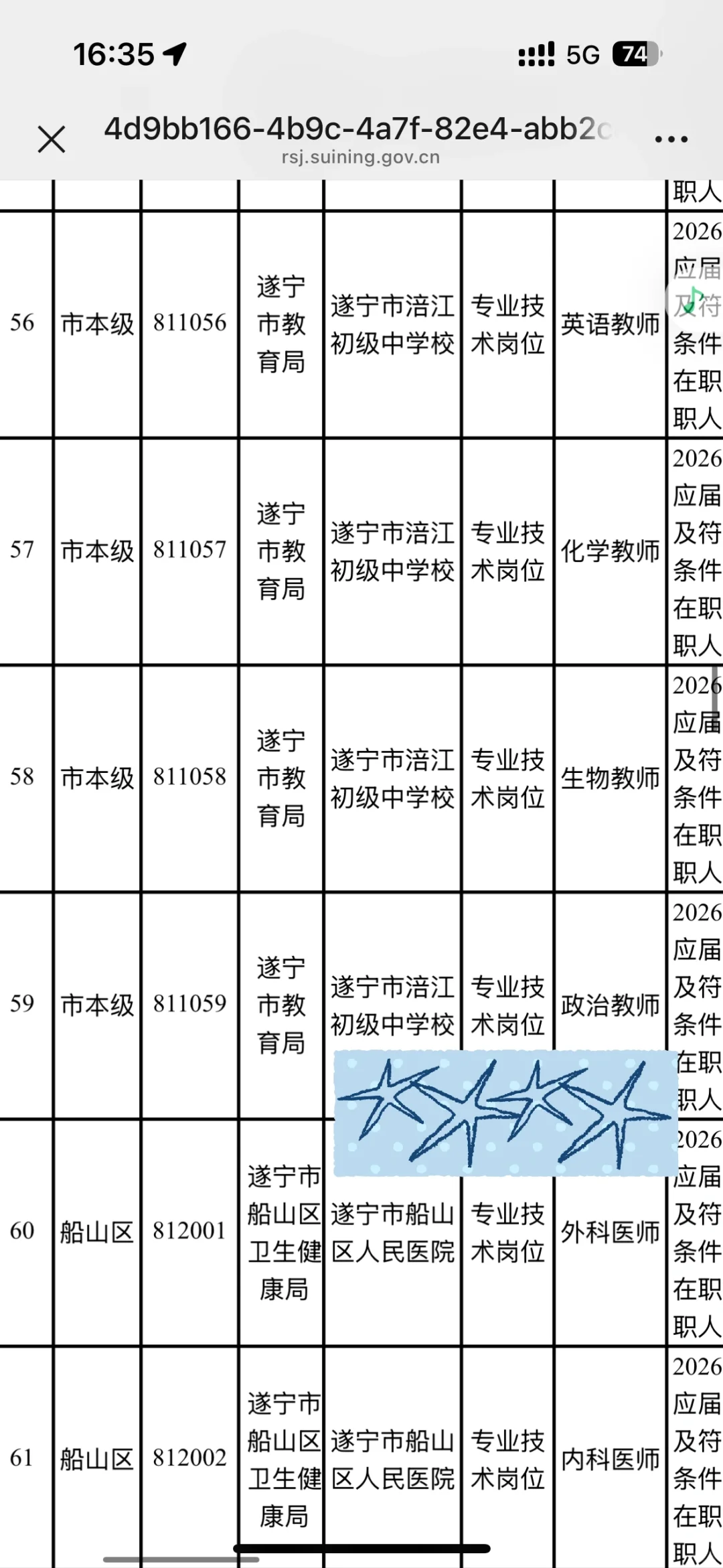 遂宁市涪江初级中学校，怎么在网上搜不出来