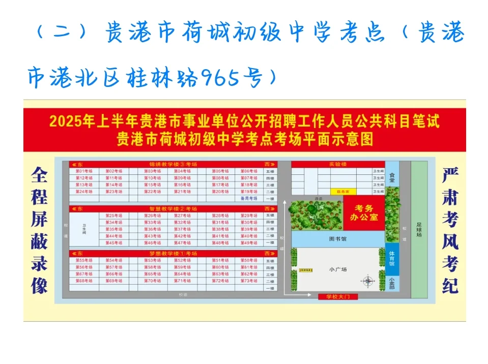 一定要提前看考场分布啊！！