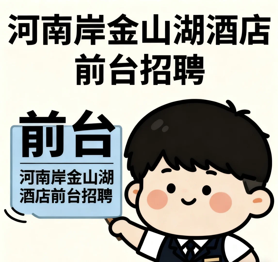 河南岸金山湖招聘前台