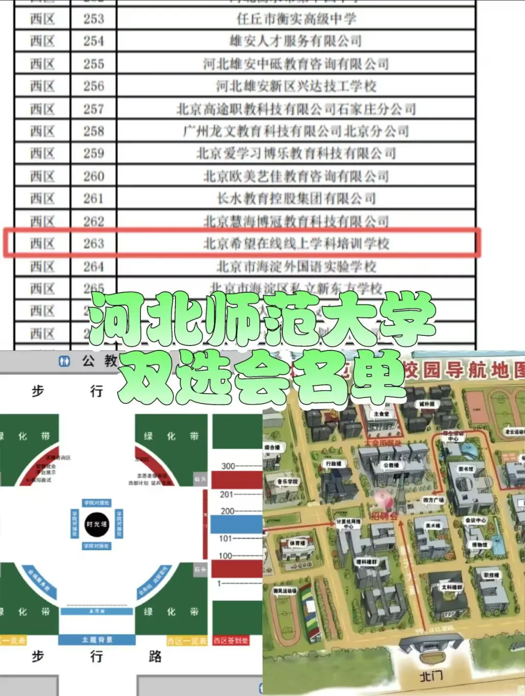 河北师范大学双选会名单来啦~600家企业！