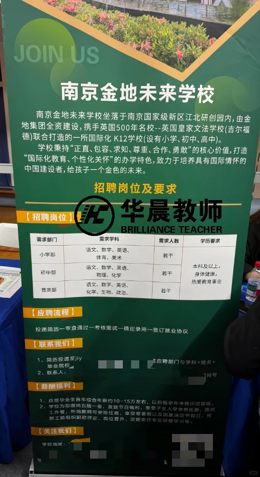 南师大现场教师招聘岗位情况汇总