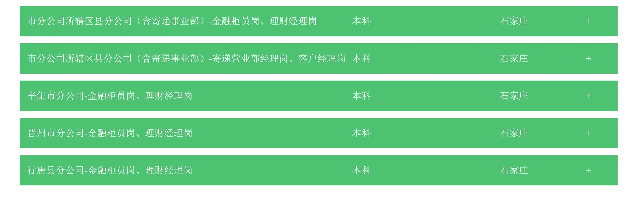 河北邮政2026届校园招聘公告