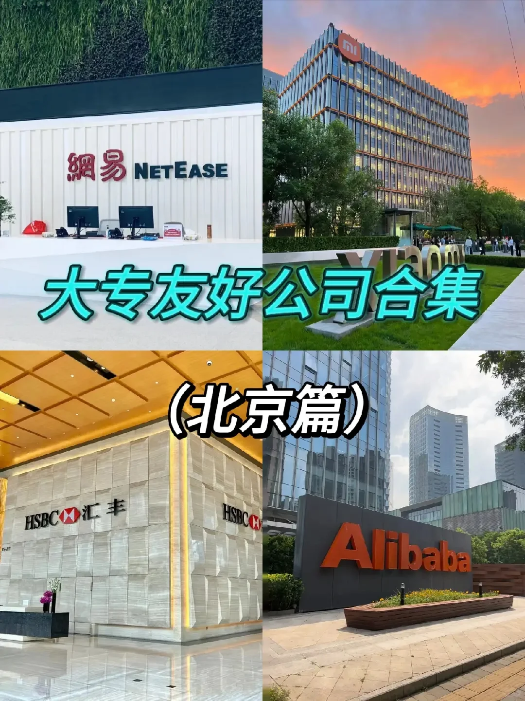 北京这些大专友好公司抓紧投！