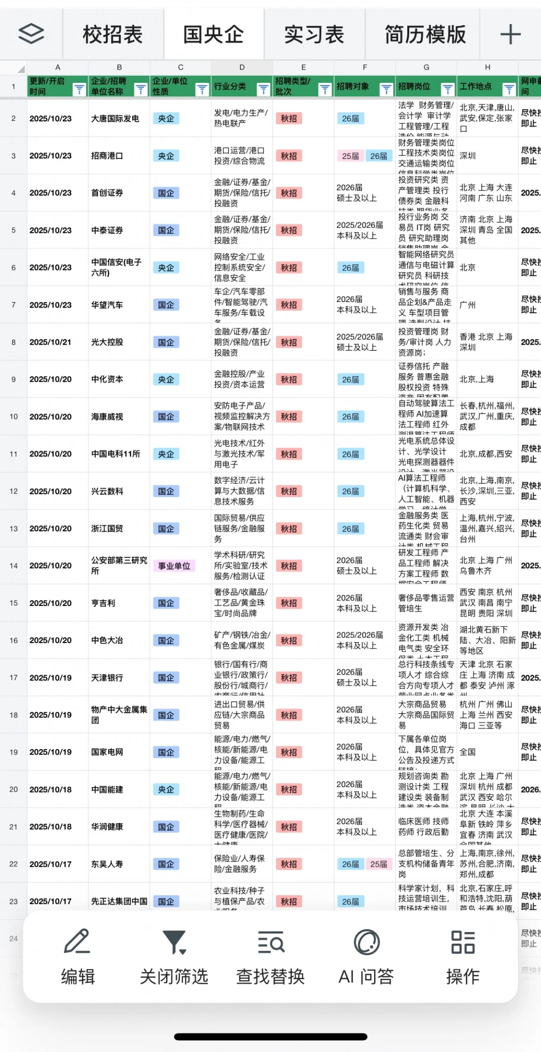 10.24 新开的秋招！